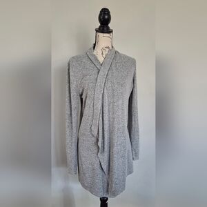 White House Black Market Gray Cardigan In Small